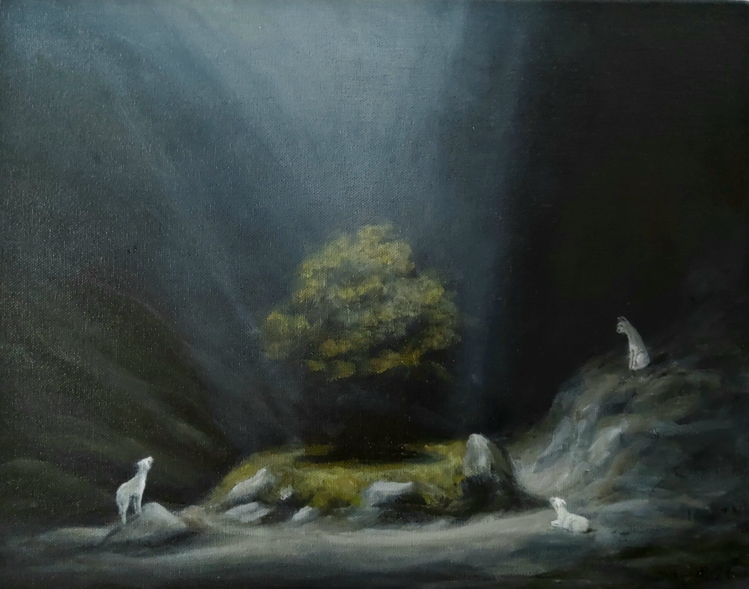 Robert Ryan The Enchanted Tree Oil on canvas over panel 30 x 38cm
